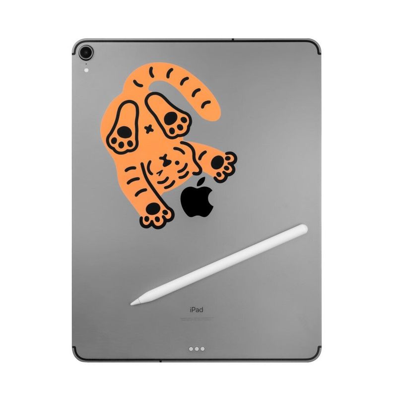 TUMBLING TIGER BIG REMOVABLE STICKER