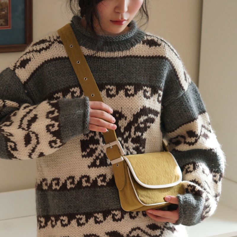 merlot classic bag_khaki brush