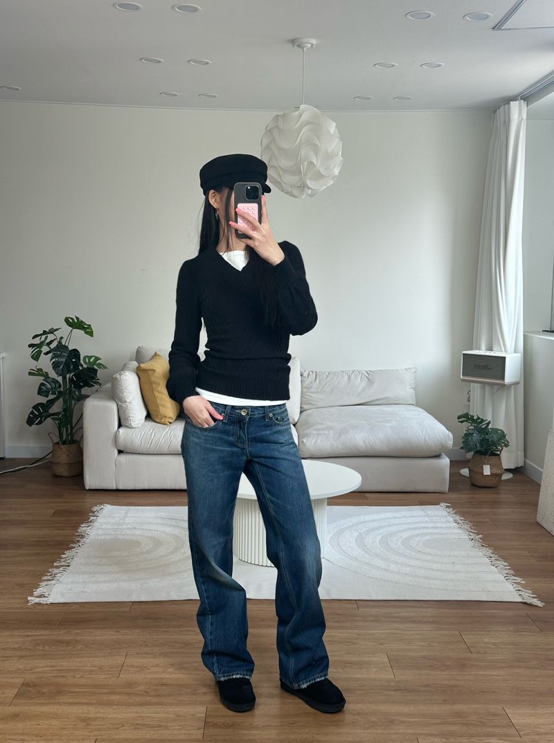low brush denim