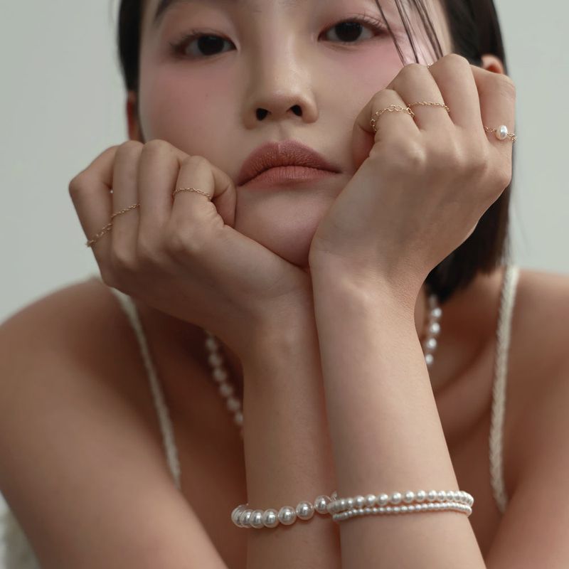 5mm パールブレスレット