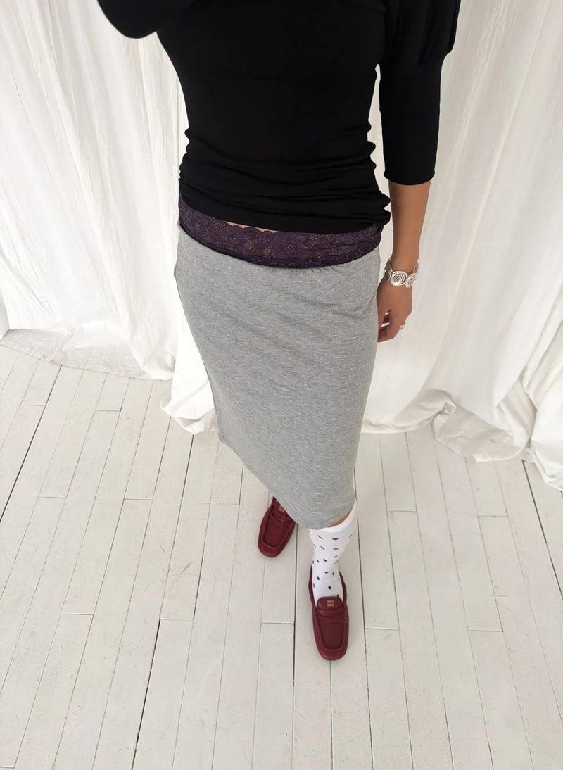 Lace band midi sk(3c)