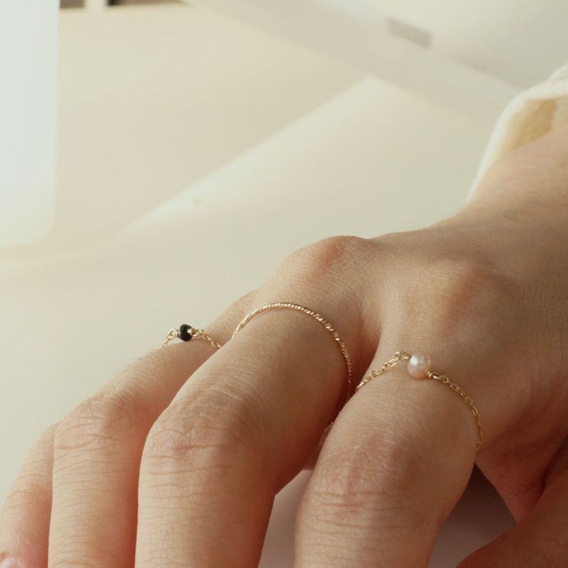 14K GOLD CUTTING RING_2COLOR