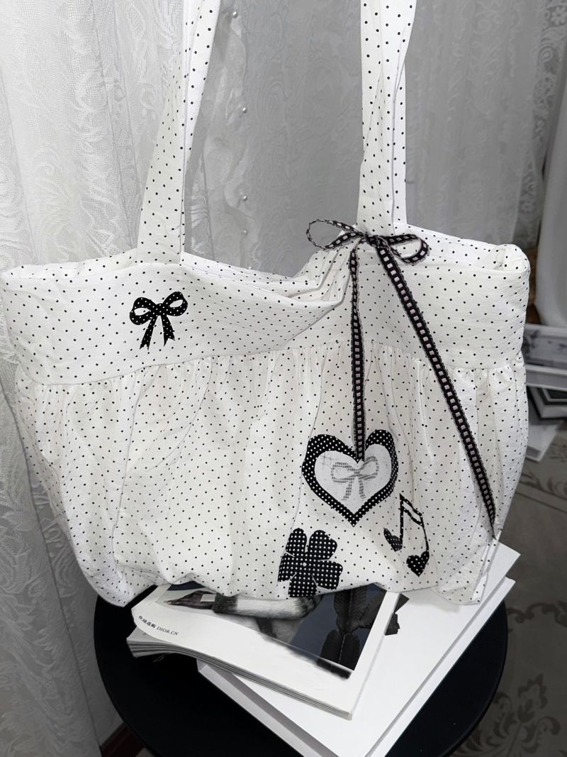Polka Dot Shoulder Bag