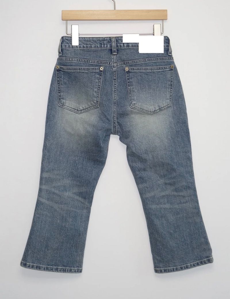 capri denim pants