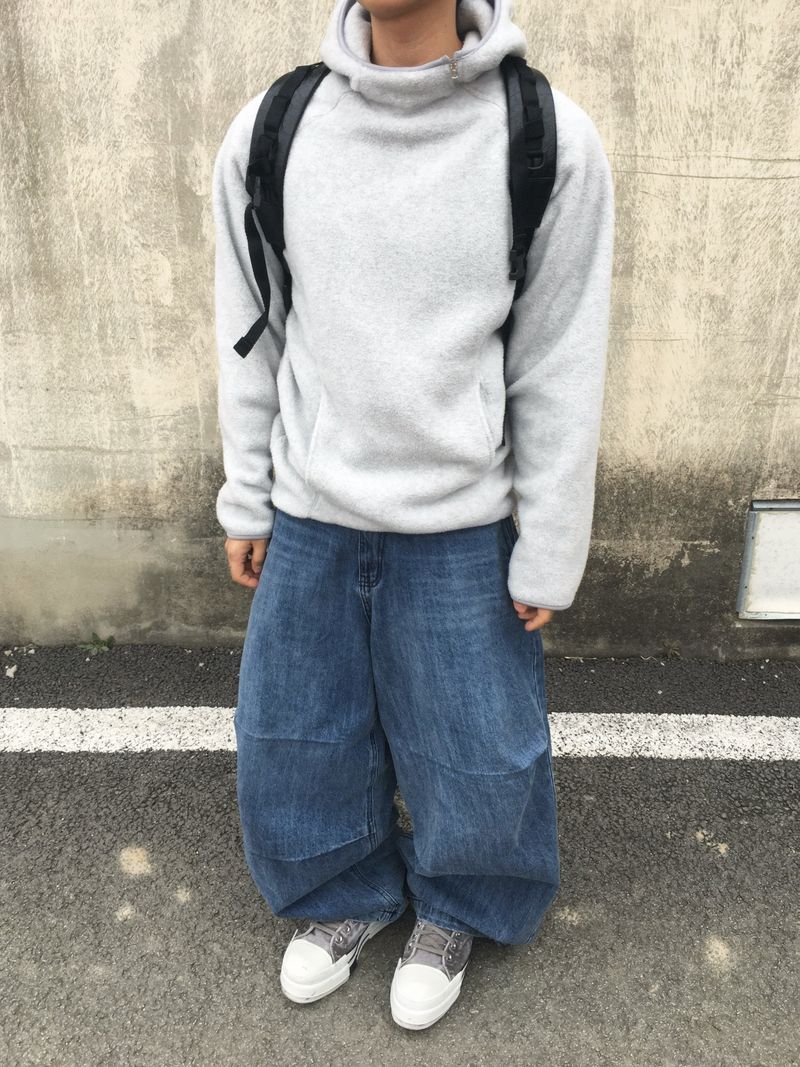 Burnett Double Pintuck Balloon Denim Pants 2C