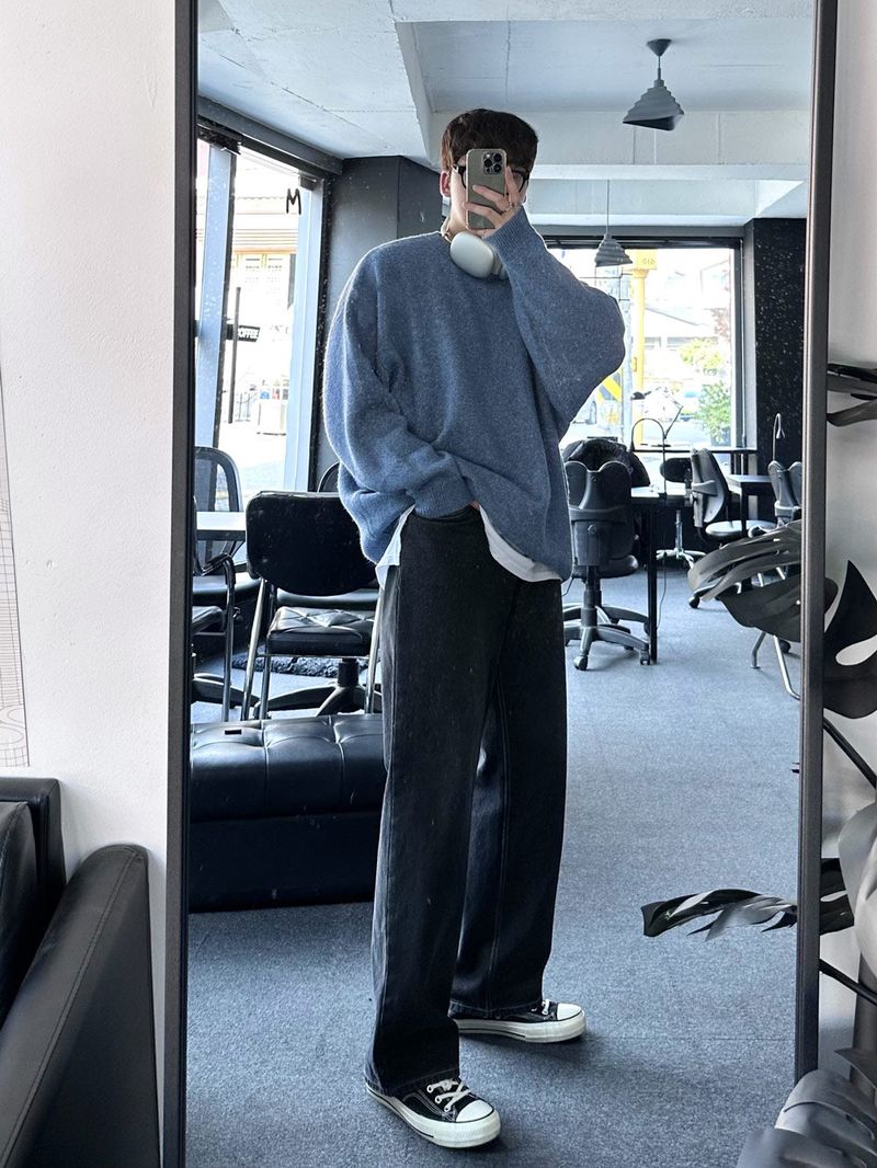 never soft round overfit knit
