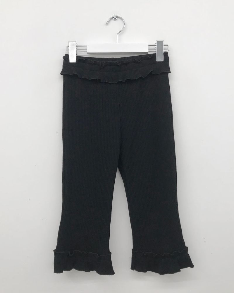 Segno frill capri pants (2color)