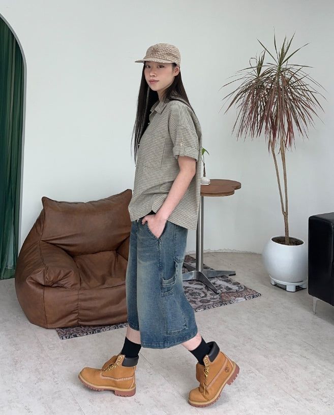 Elto Patch Carpenter Bermuda Pants