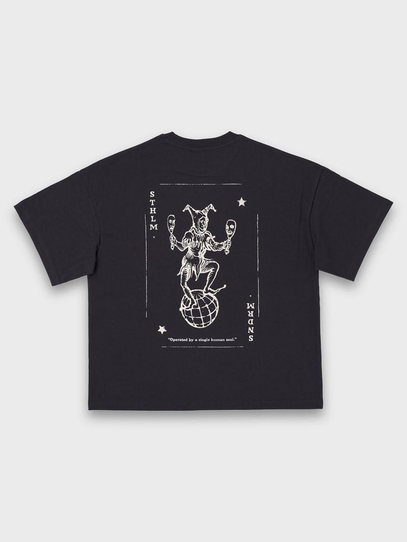 stockholm syndrome（ストックホルムシンドローム）の「ジョーカーTシャツ - チャコール（トップス）」