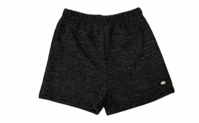 Layered knit pants