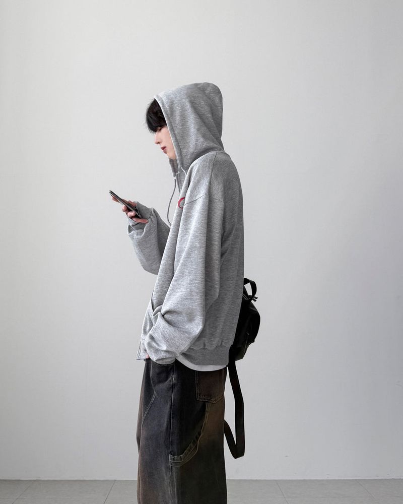 Java Stud Hood Zip-Up