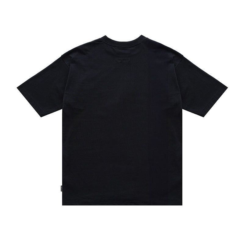"IDGAF" Tシャツ (ブラック)