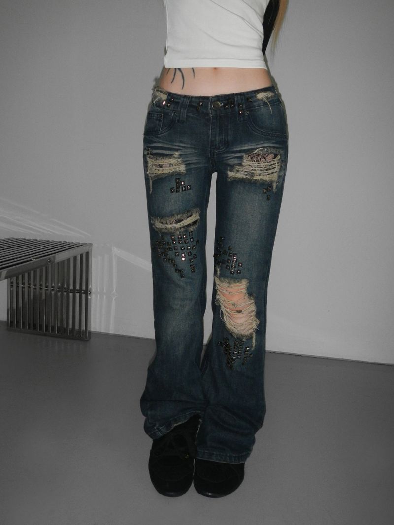 maybe stud dark denim pt