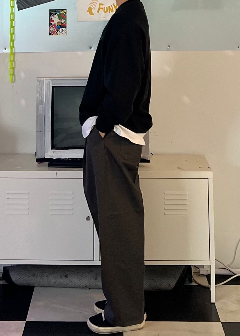 Ember One-Tuck Semi-Banded Pants 6COLOR