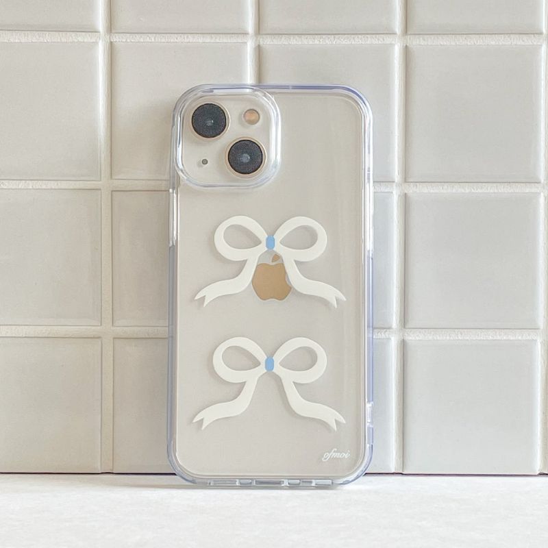 ofmoi（オブモイ）の「pale ribbon jellhard phone case（Smartphone Accessories）」