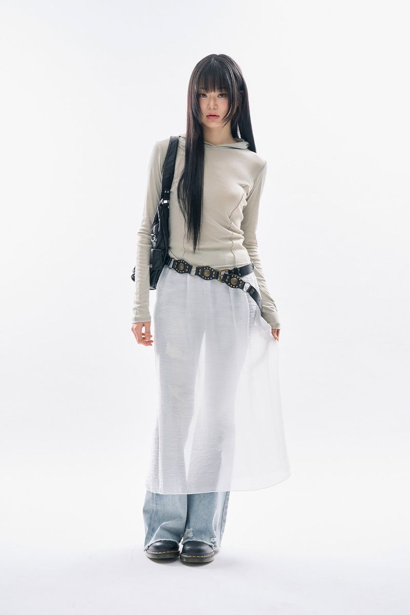 Raucohouse（ラウコハウス）の「Summit see-through layered skirt（Skirts）」