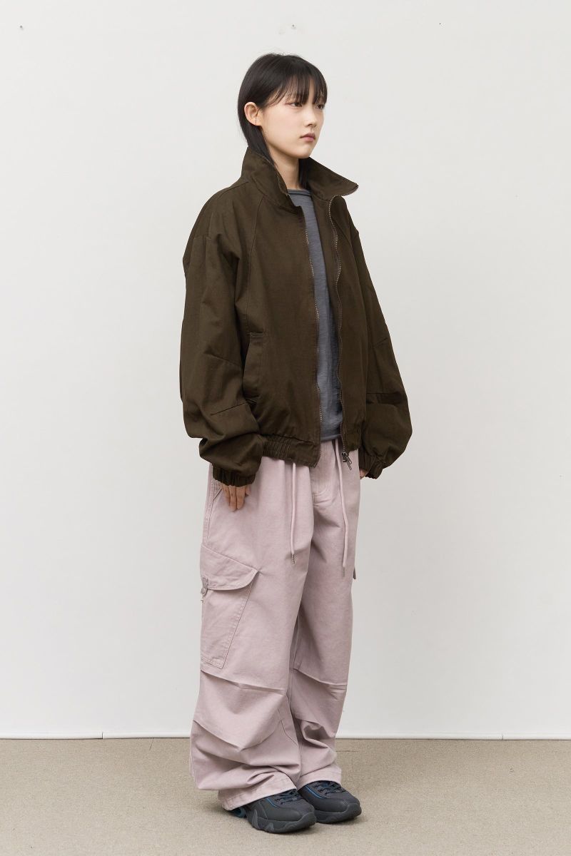 E Dyeing Washed Snap Pants