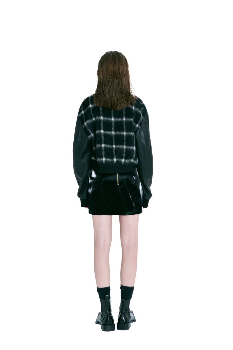 Crop Wool Rider Jacket