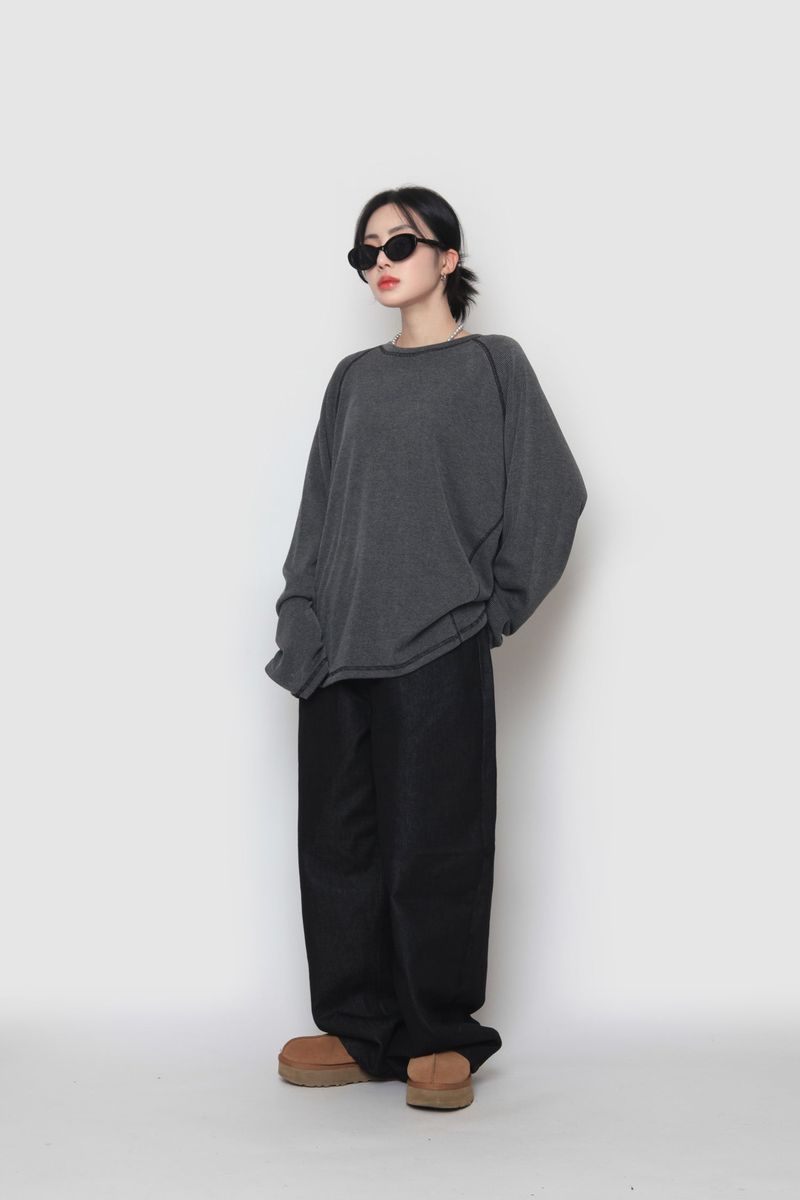 Beazy snap raw pants