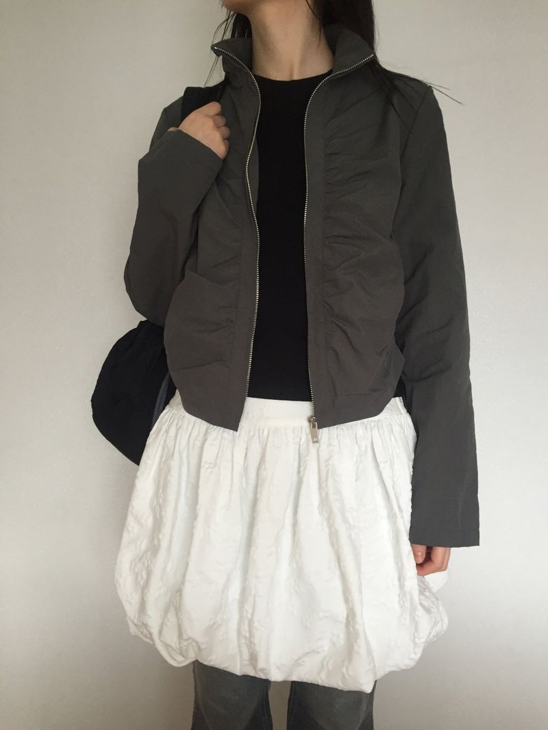Floral Balloon Bendable Skirt (2 colors)