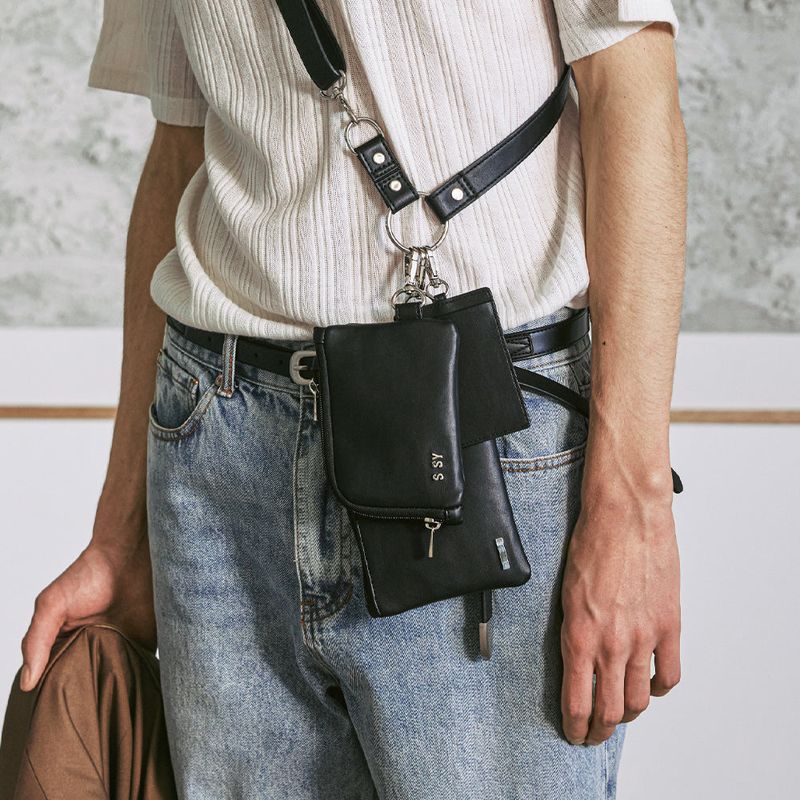 3 pouch utility strap bag