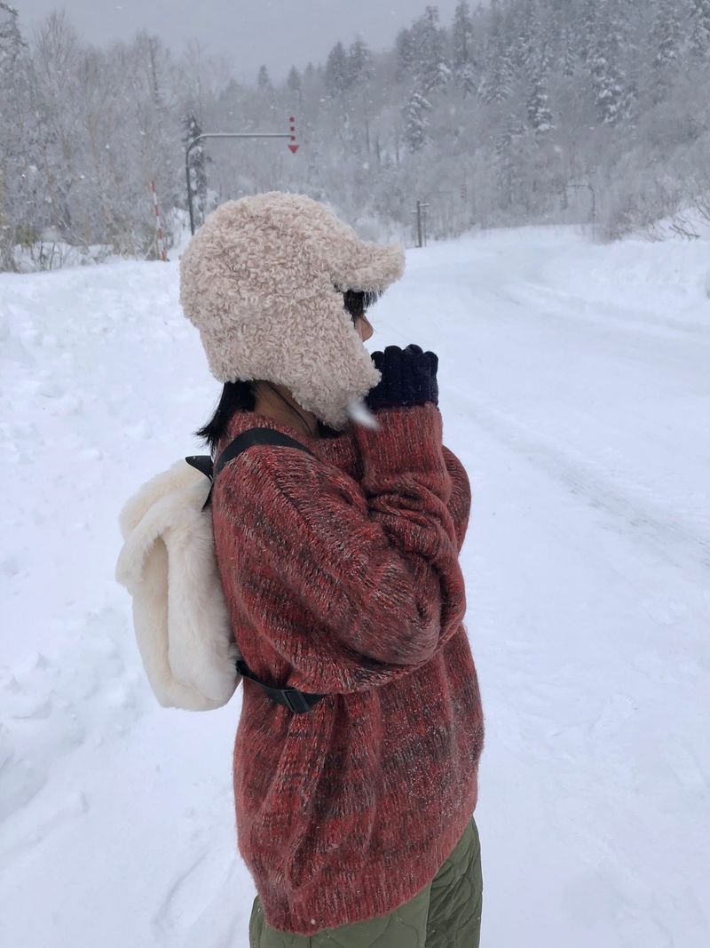 Fable snow melange knit
