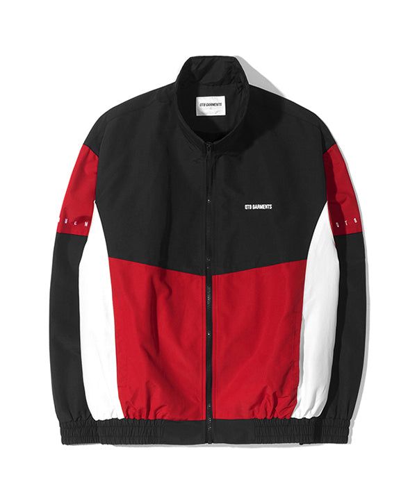 QT8 GARMENTS（キューティーエイトガーメント）の「MF Old Track Jacket (Black/Red)（Jackets/Outerwear）」