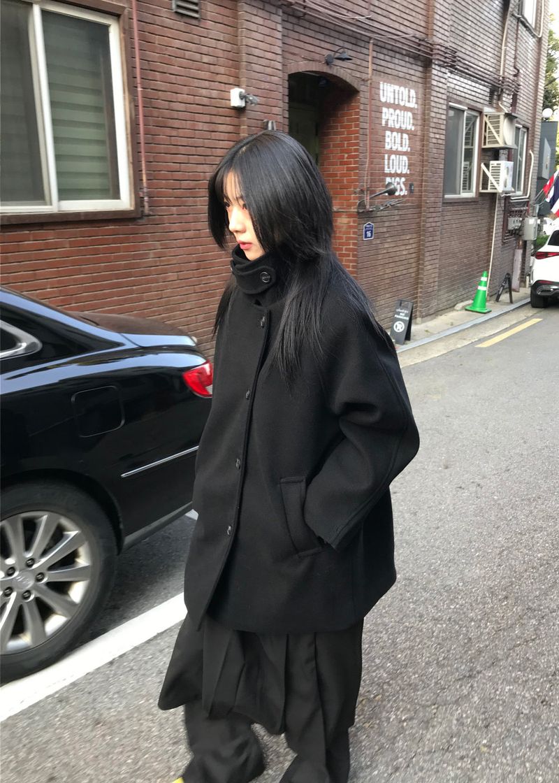  HIGHNECK HALF COAT