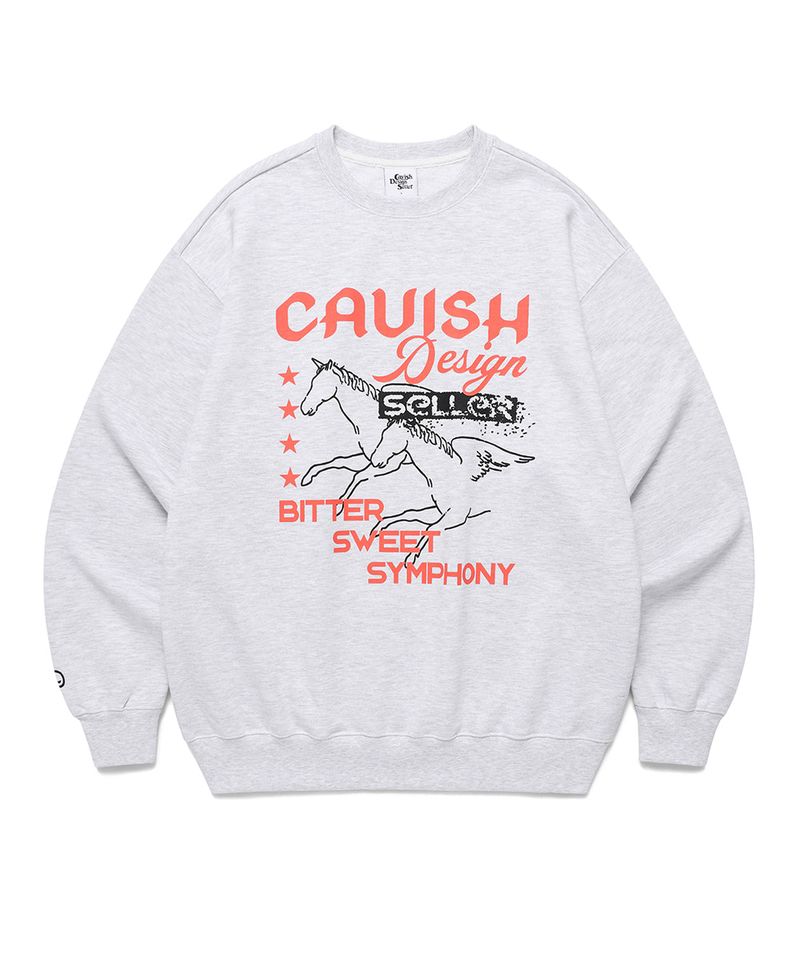 UNICORN SWEATSHIRT LIGHT GREY(CV2EFUM443A)