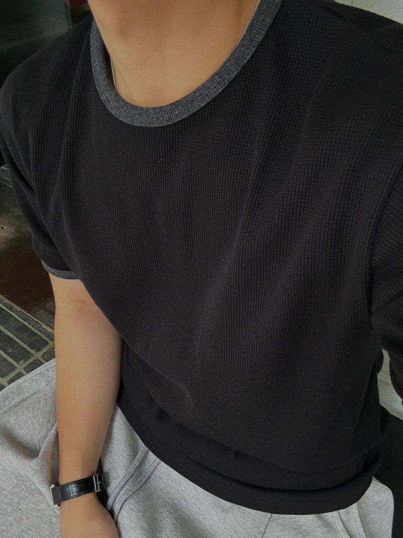 Fate waffle ringer short sleeve