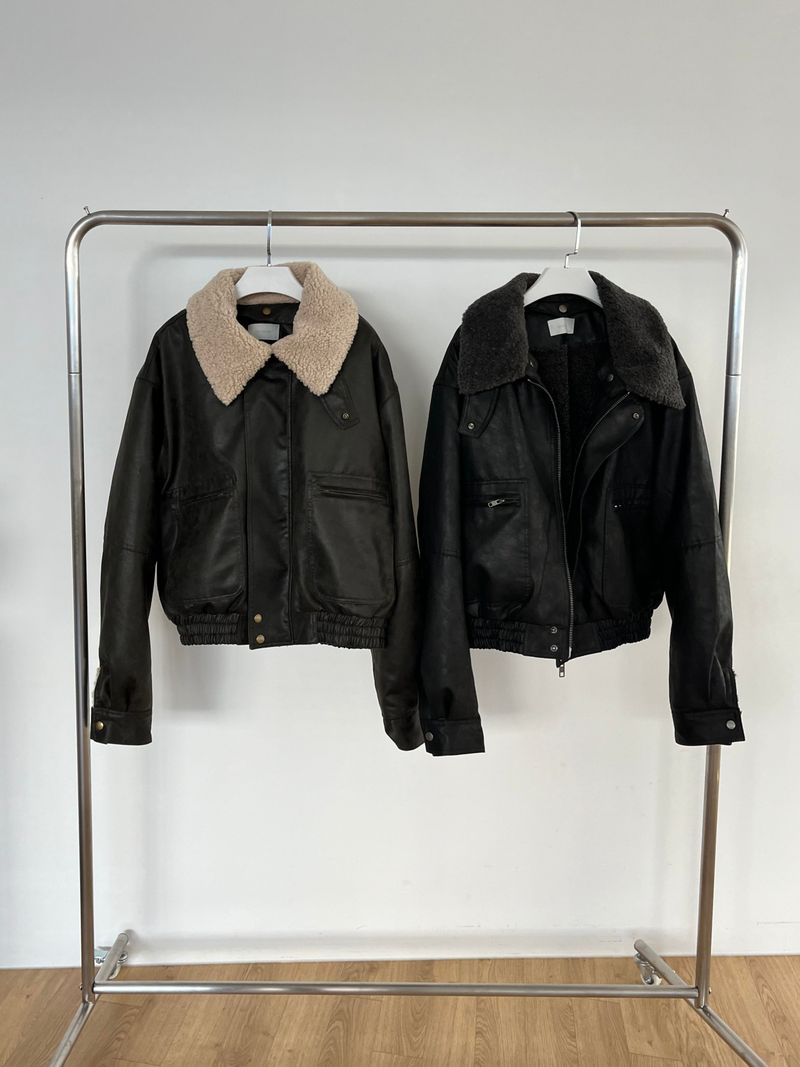 Crack Leather Mustang Jacket (2 colors)