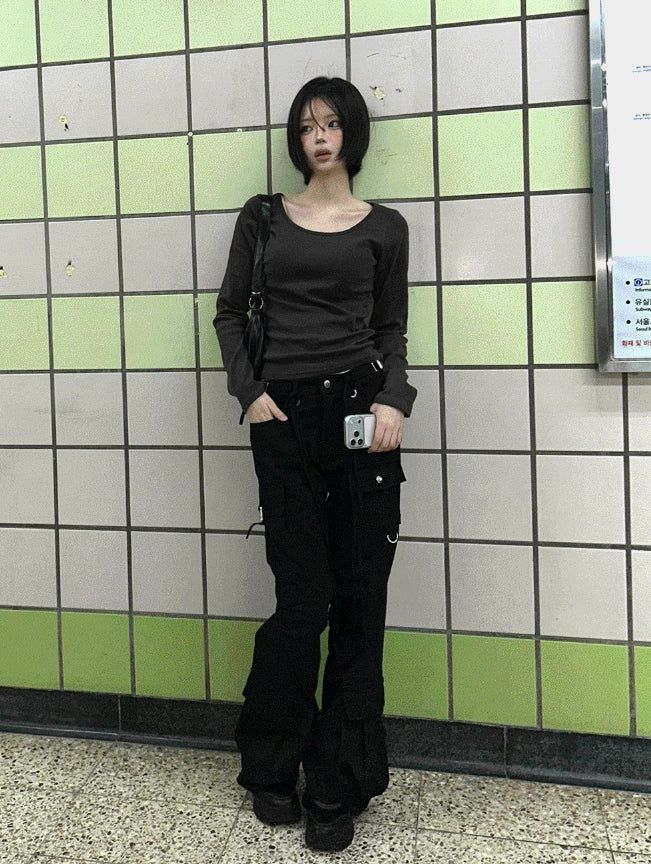 Strap Work Cargo Pants