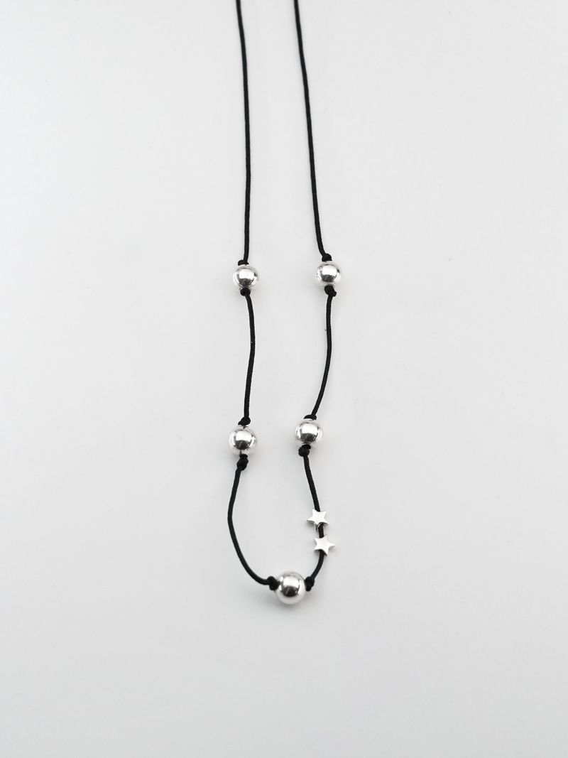 [925silver] satellite necklace