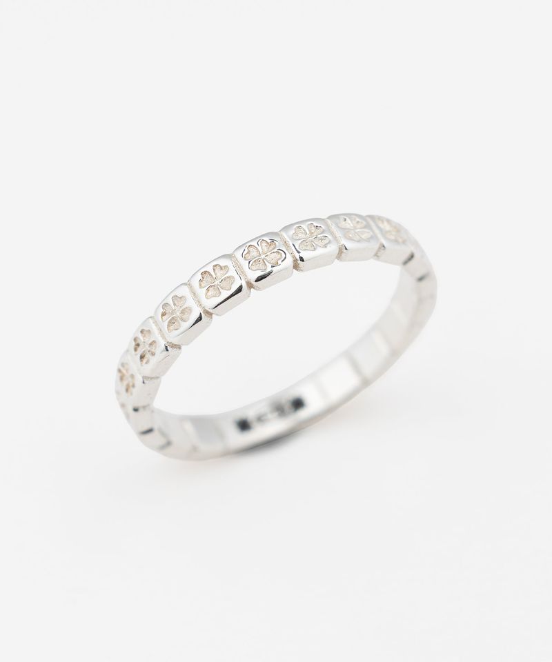 GRAYNOISE（グレーノイズ）の「クローバーミニレールリング W (925 silver)（アクセサリー）」