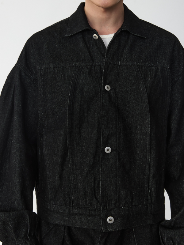 JT3 Structured Stitch Denim Jacket