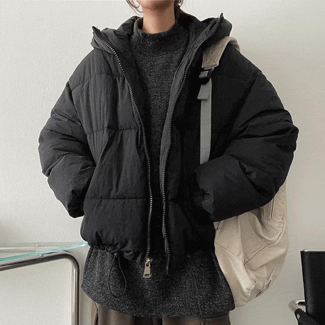 hijjoo（ハイチュー）の「ラジュベーシックフードパッデッドジャンパー（ジャケット/アウター）」