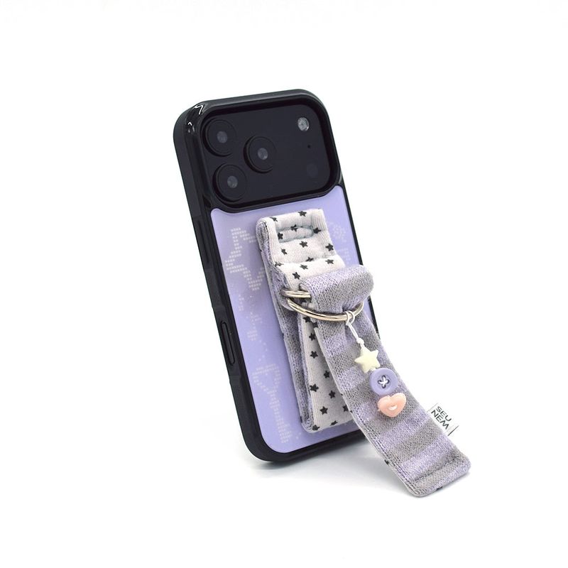 SUN CASE BUTTON BELT PURPLE