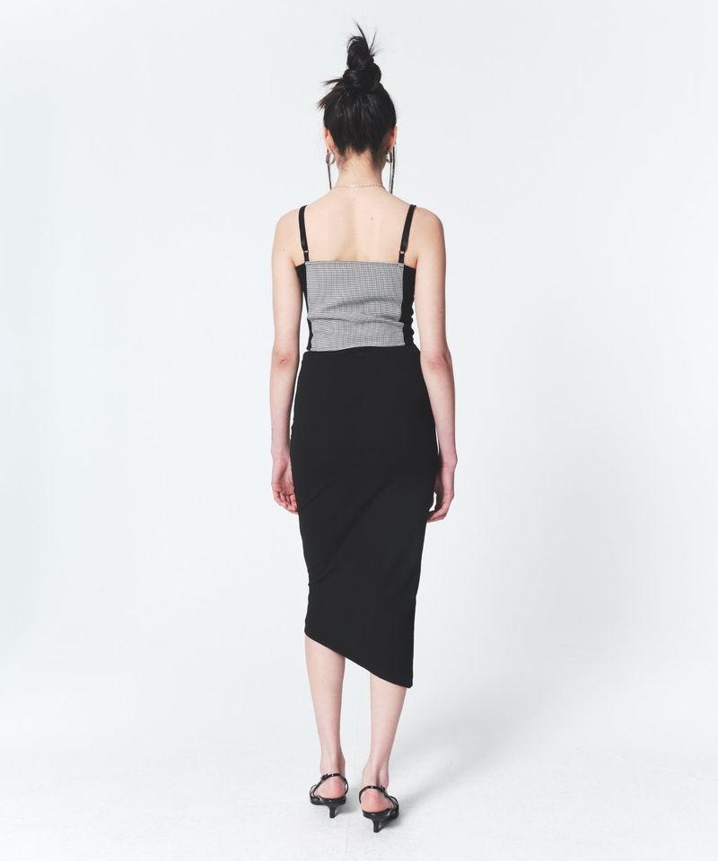 Houndstooth Corset Sleeveless
