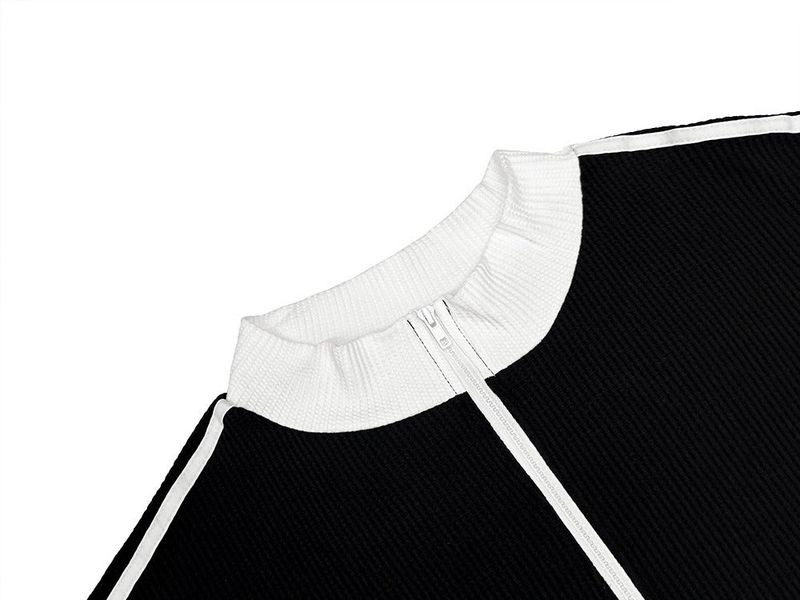 Keria Waffle Track Zip-up
