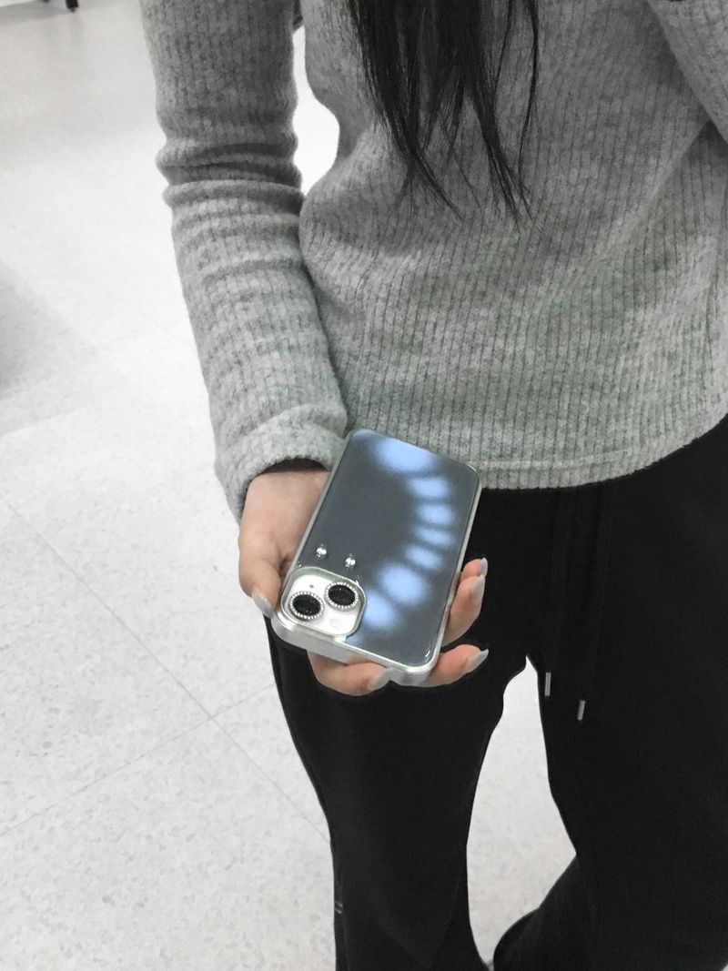 [MADE] PIERCING phone case_Blue Fog