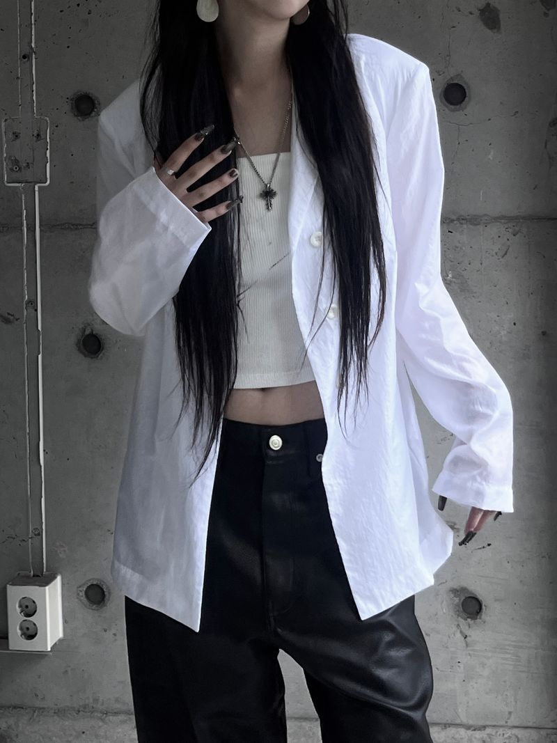 cliche wave anorak jacket (2color)
