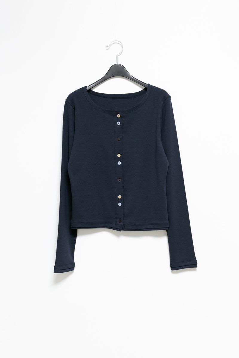 button point cotton cardigan(3colors)