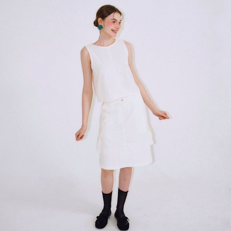 Pocky Setup Skirt - 2colors