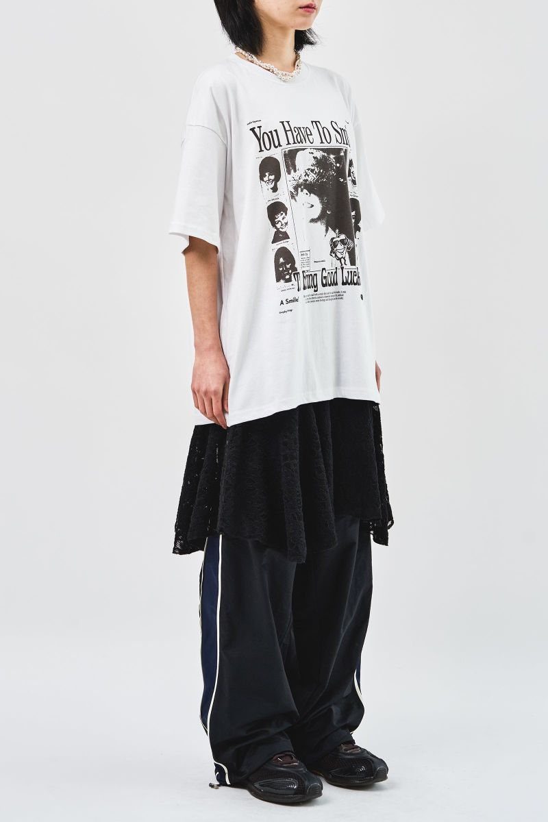 (W) Lace Layer Skirt (2color)