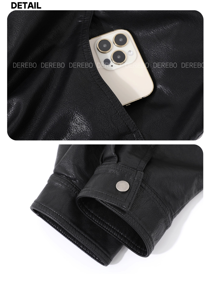 Czech Rider Zip-Up Leather Jacket