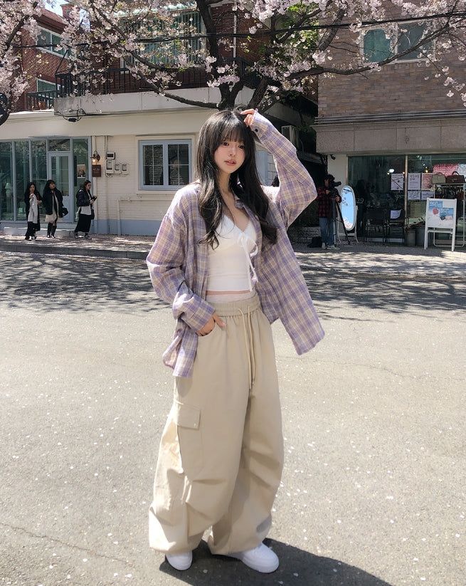 Hani Summer Loose Fit Check Shirt
