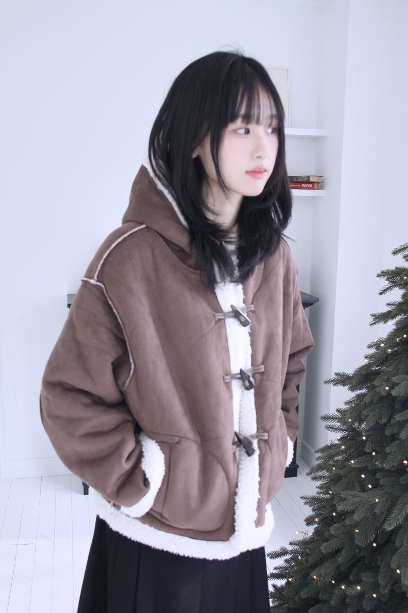 Bubble Wool Coloring Tteokbokki Cropped Mustang 2 colors
