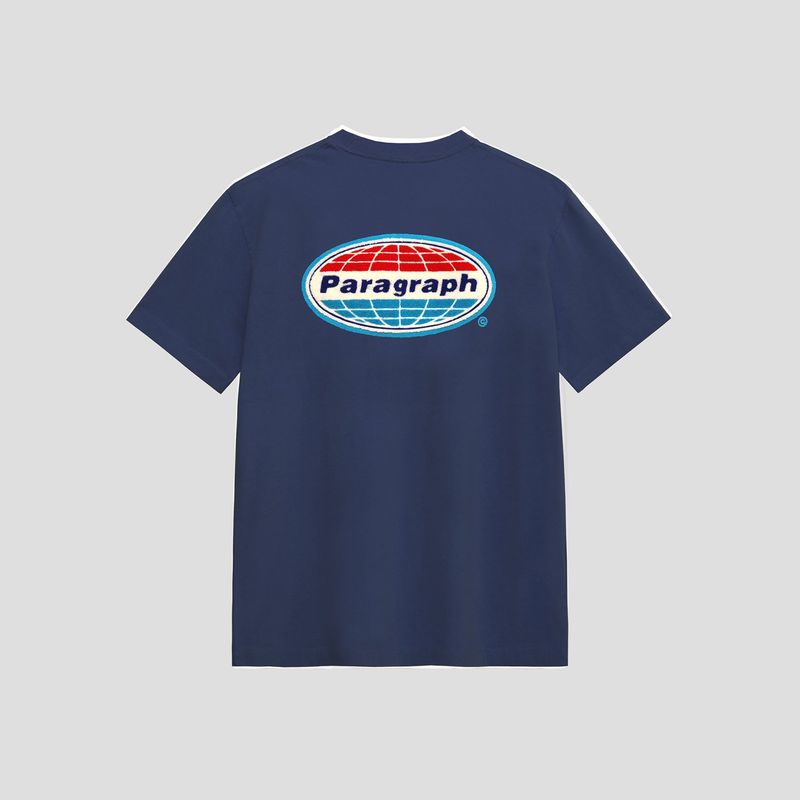 PARAGRAPH（パラグラフ）の「PARAGRAPH TOWELING PATCH T SHIRT - NAVY（Tops）」