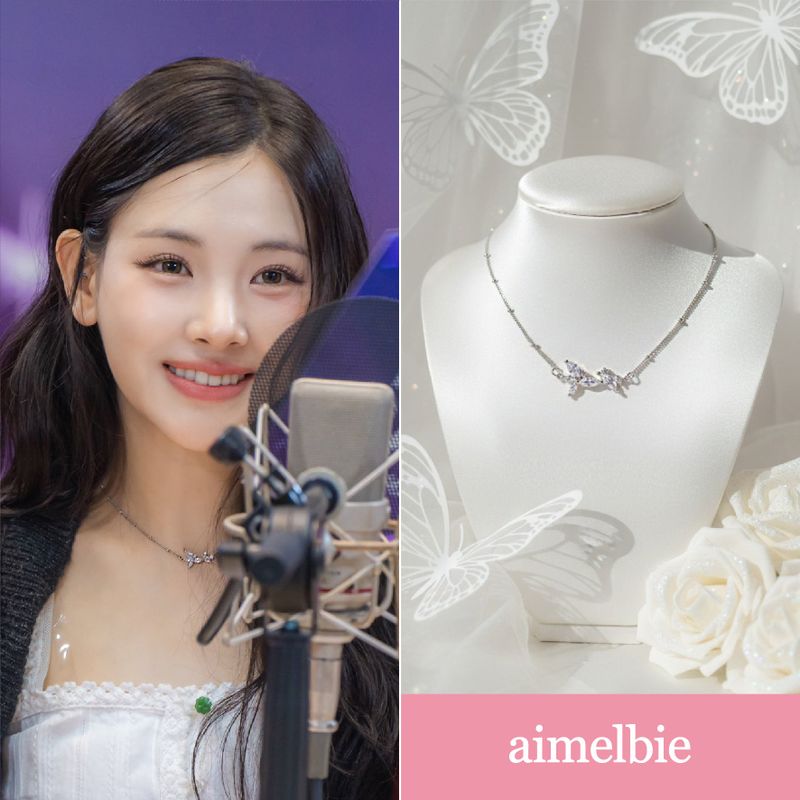 aimelbie（アイメルビー）の「ドリーミークリスタルセミチョーカーネックレス（アクセサリー）」