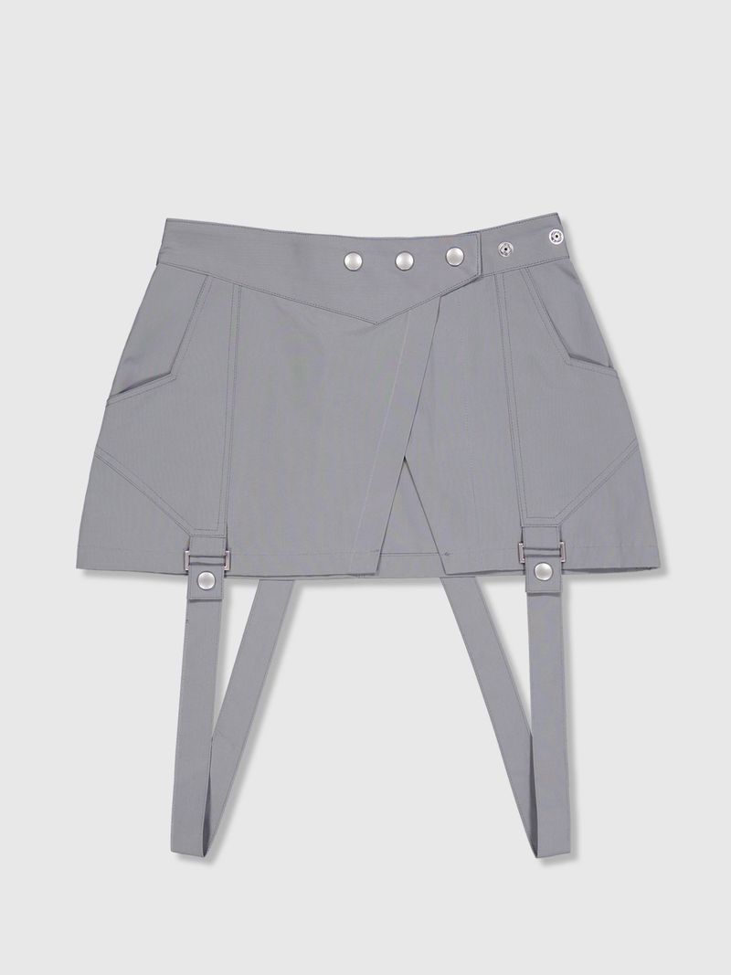 Ghost In The Shell Convertible Skirts (Grey)